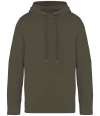 NS416 Native Spirit Unisex Terry 280 Hoodie Washed Organic Khaki colour image
